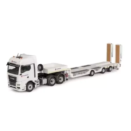 Marketplace : MAN TGX GX 6x4 avec porte-engin surbaissé 3 essieux G...