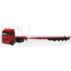 Marketplace : MAN TGX XLX 6x4 Avec Remorque 4 Essieux.FAYMONVILLE -...