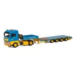 Marketplace : MAN TGX XLX 4x2 avec porte engins extensible 4 Essieu...