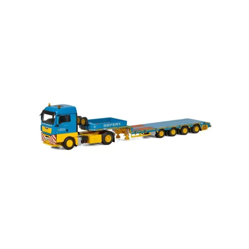 Marketplace : MAN TGX XLX 4x2 avec porte engins extensible 4 Essieu...