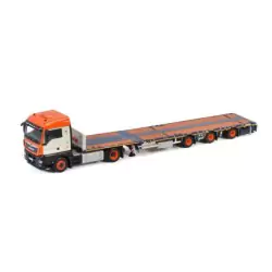 Marketplace : MAN TGX XLX EURO 6C 4x2 avec plateau 3 essieux UNIVER...