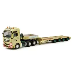 Marketplace : MAN TGX XXL 6x4 avec remorque 4 essieux GOLDHOFER H.N...
