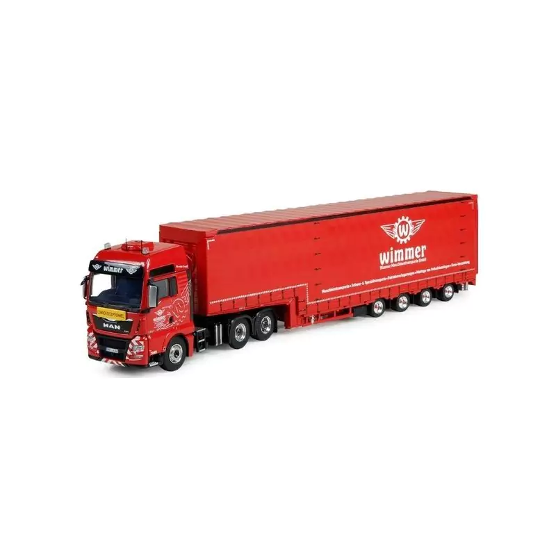 Marketplace : MAN TGX XXL 6x4 Avec remorque 4 Essieux WIMMER FELBER...
