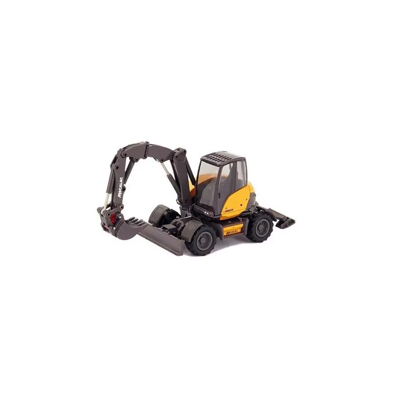 Marketplace : MECALAC 9MWR pelle hydraulique sur pneus - Conrad - 1:50