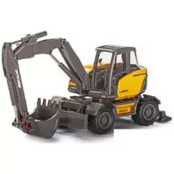 Marketplace : Pelle sur pneus MECALAC 15MWR avec bras déporté - Con...