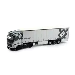 Marketplace : MERCEDES ACTROS MP5 4x2 avec remorque 3 essieux RS LO...