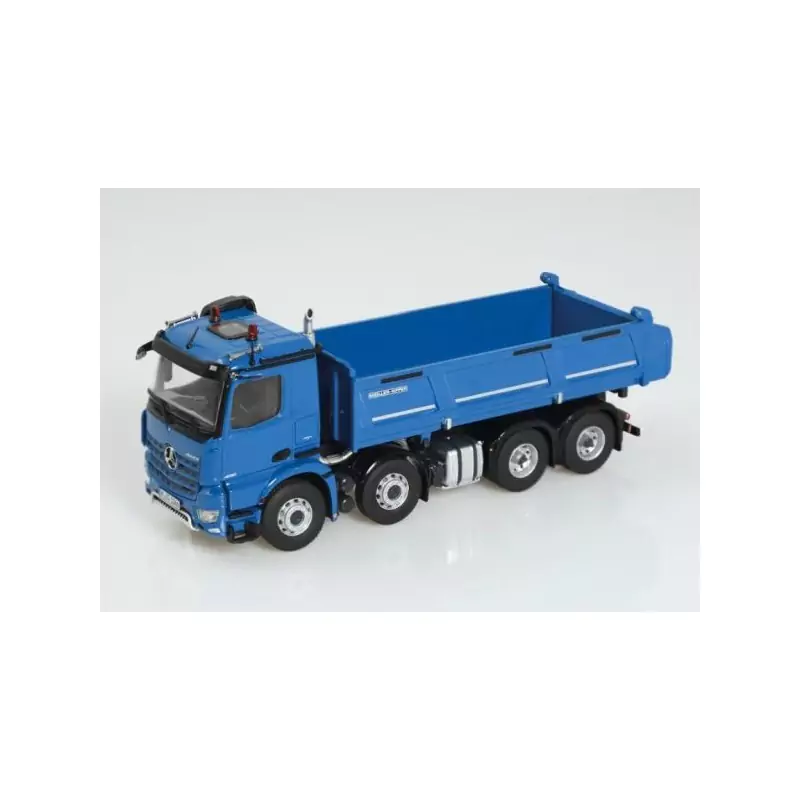 Marketplace : MERCEDES AROCS 8x4 avec benne MEILLER - NZG - 1:50