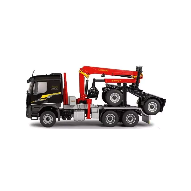 Marketplace : MERCEDES BENZ Arocs 6x4 porteur grumier avec grue Eps...