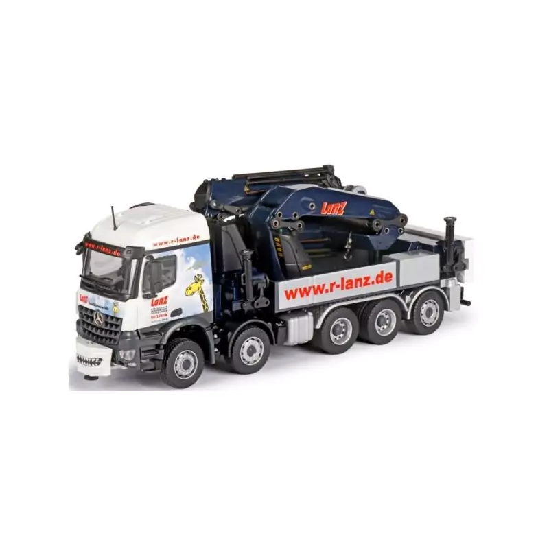 Marketplace : MERCEDES BENZ Arocs 10x4 avec grue de déchargement PA...