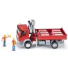 Marketplace : MERCEDES BENZ Atego benne 4x2 avec grue personnages e...