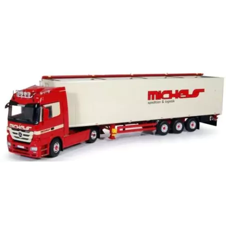 Marketplace : MERCEDES BENZ ACTROS LH MP3 4x2 avec semi Cargo Floor...