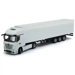Marketplace : MERCEDES BENZ Actros MP4 4x2 et remorque caisse rigid...