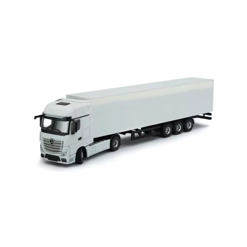 Marketplace : MERCEDES BENZ Actros MP4 4x2 et remorque caisse rigid...