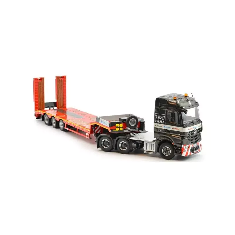 Marketplace : MERCEDES Arocs 6x4 avec porte engins NICOLAS Euroflex...