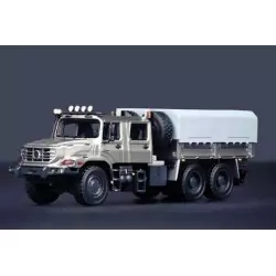 Marketplace : MERCEDES-BENZ Zetros 6x6 double cabine porteur bâché ...