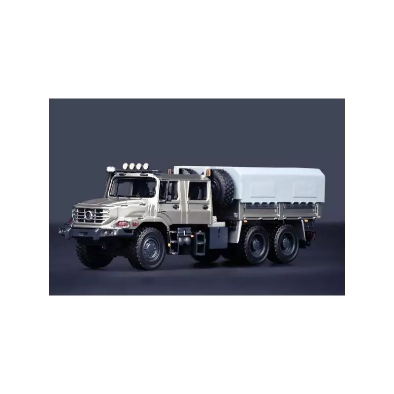 Marketplace : MERCEDES-BENZ Zetros 6x6 double cabine porteur bâché ...