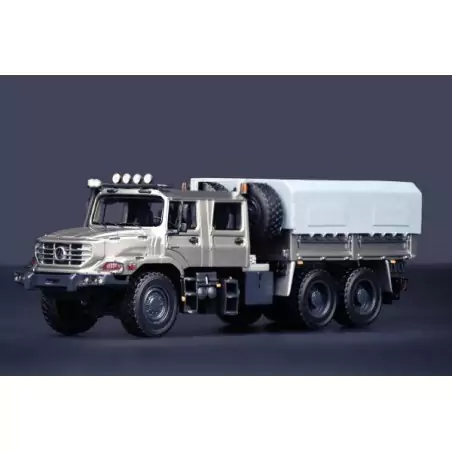 Marketplace : MERCEDES-BENZ Zetros 6x6 double cabine porteur bâché ...