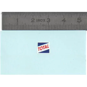 Décalcomanie - TOTAL - 8X7mm - Ech. 1:43 - Par 2 |Pièces et kits po...