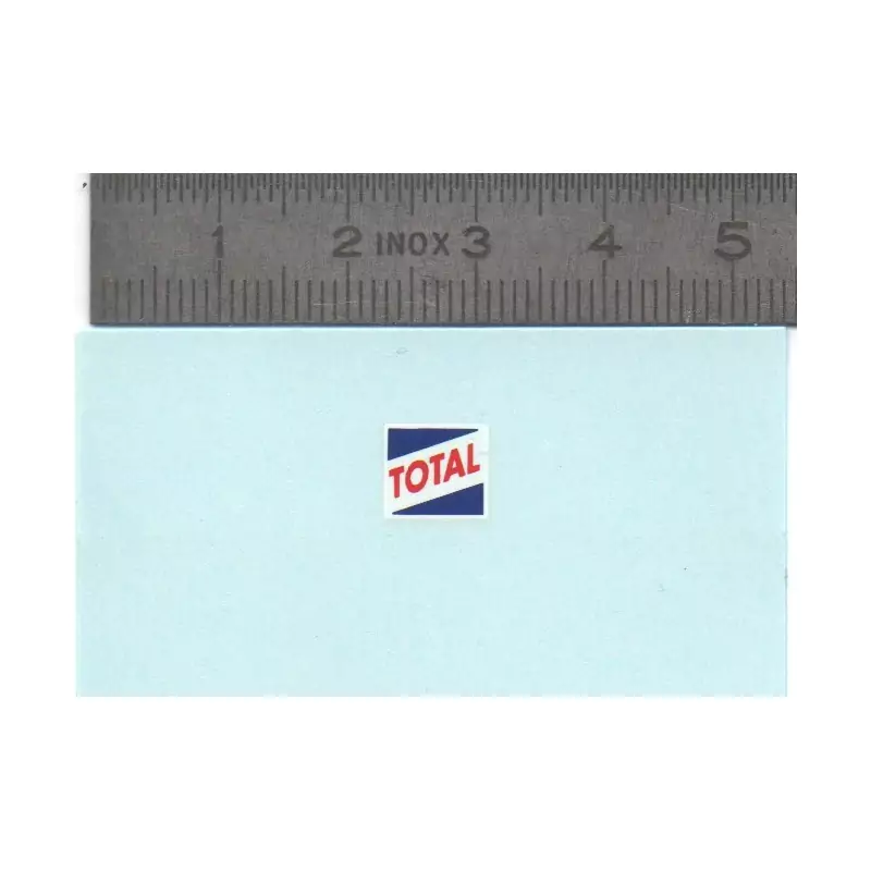 Décalcomanie - TOTAL - 8X7mm - Ech. 1:43 - Par 2 |Pièces et kits po...
