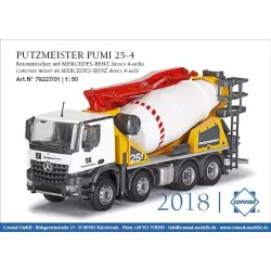 Marketplace : MERCEDES-BENZ Arocs 8x4 Toupie PUTZMEISTER avec bras ...