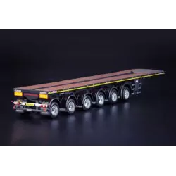 Marketplace : Plateau 6 essieux NOOTBOOM OVB avec container 10ft - ...