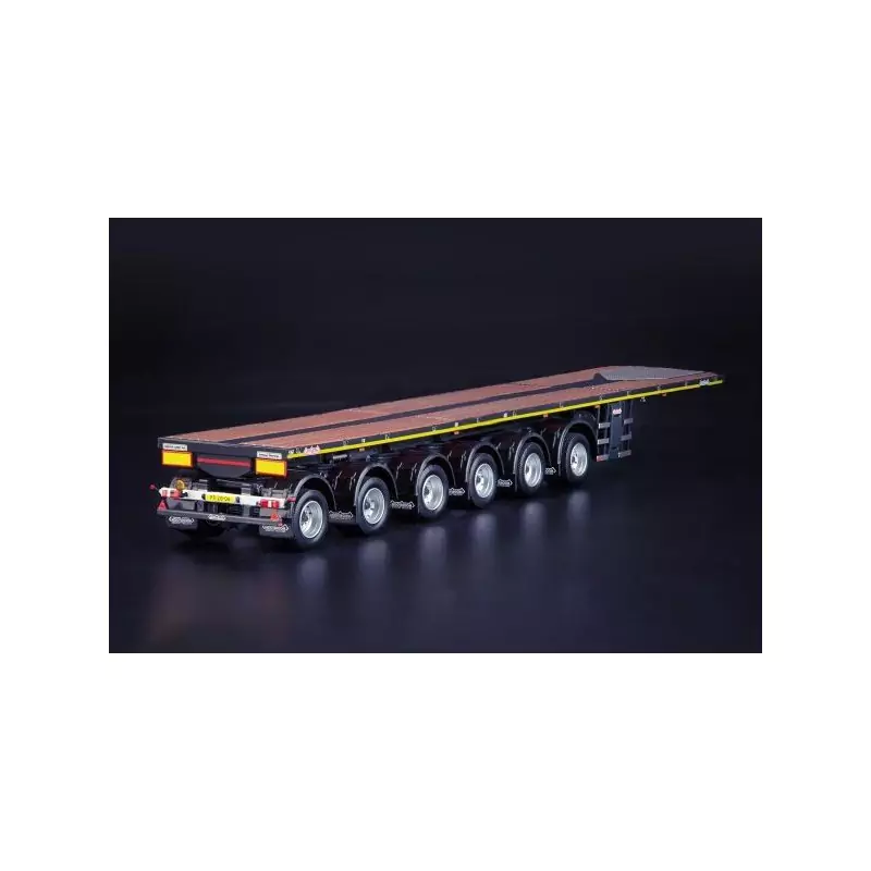 Marketplace : Plateau 6 essieux NOOTBOOM OVB avec container 10ft - ...