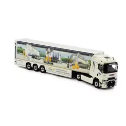 Marketplace : RENAULT T High 4x2 avec remorque 3 essieux HUGELSHOFE...