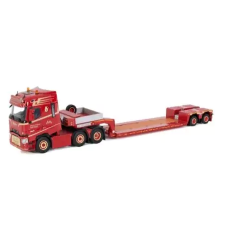 Marketplace : RENAULT T High 6x2 avec porte engins 2 Essieux KARSTE...