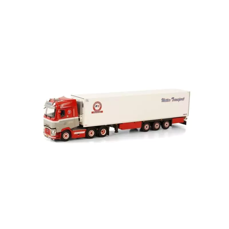 Marketplace : RENAULT T HIGH 6X2 remorque frigorifique 3 essieux TW...