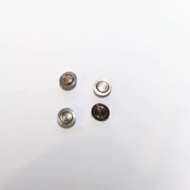 4 inserts pour centre de roue - Laiton + Nickelage - ø4.50 mm - CPC...