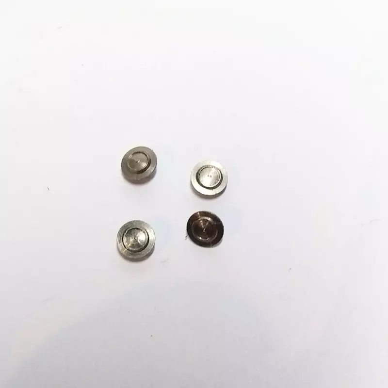 4 inserts pour centre de roue - Laiton + Nickelage - ø4.50 mm - CPC...