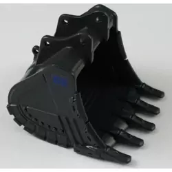 Marketplace : Godet RESCHKE 70T Gris pour pelle de 65 à 80 Tonnes -...