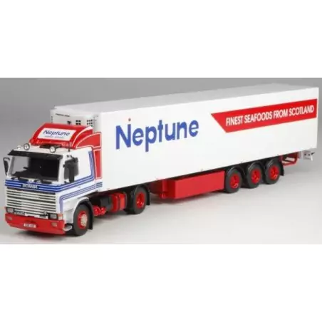 Marketplace : SCANIA 142 4x2 avec remorque frigorifique 3 essieux t...