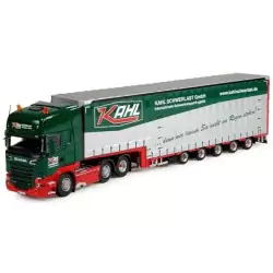 Marketplace : SCANIA R-serie Topline 6x2 et remorque bâchée surbais...