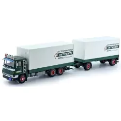 Marketplace : SCANIA 141 porteur caisse rigide et remorque transpor...