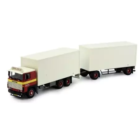 Marketplace : SCANIA 141 6x4 porteur avec remorque 2 Essieux SIMON ...