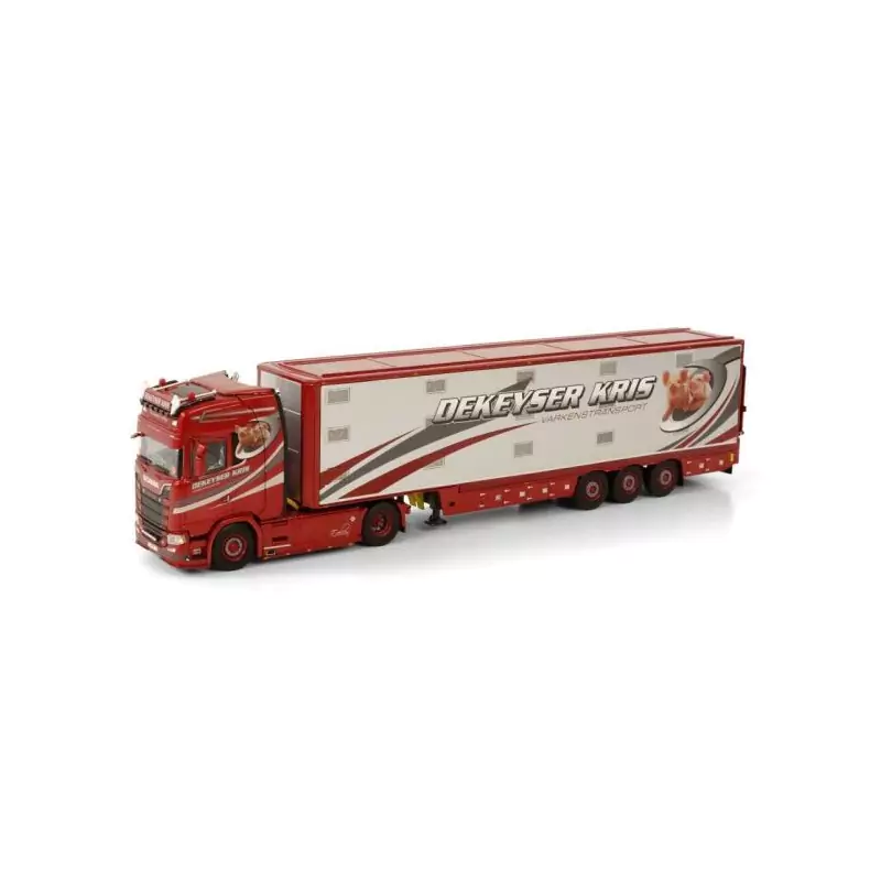 Marketplace : SCANIA Highline 4x2 avec remorque bétaillère 3 Essieu...