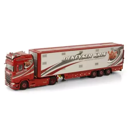 Marketplace : SCANIA Highline 4x2 avec remorque bétaillère 3 Essieu...