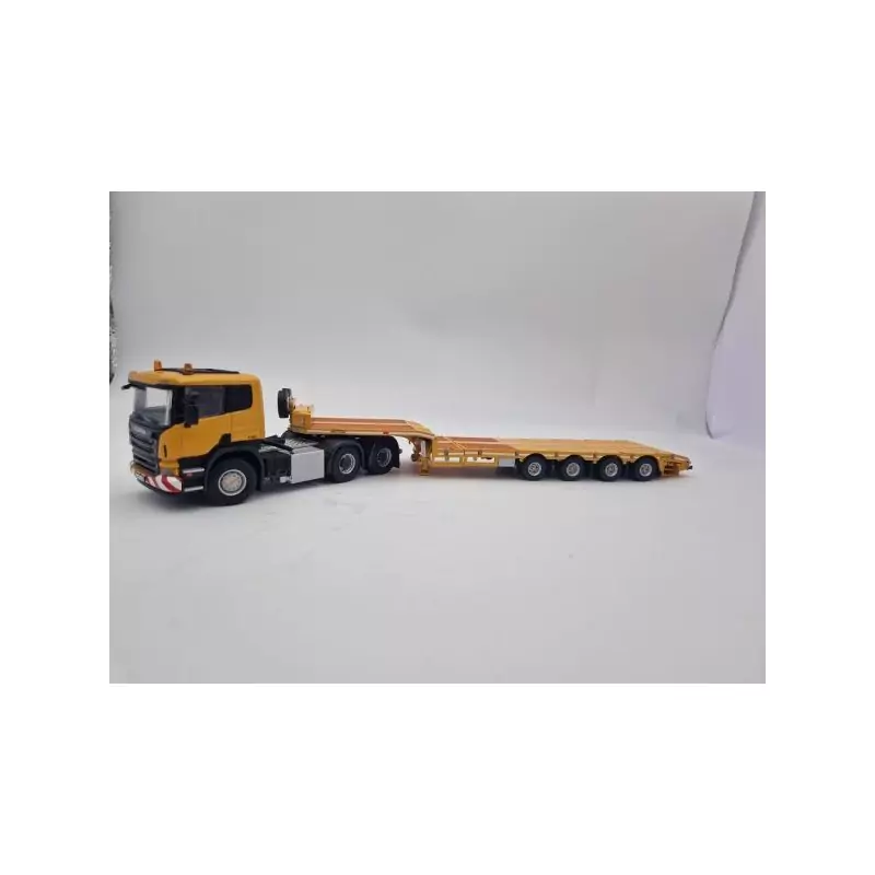 Marketplace : SCANIA P5 6x4 avec plateau surbaissé 4 essieux PRENIU...