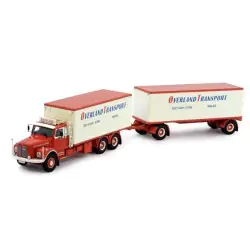 Marketplace : SCANIA LS76 6x4 porteur avec remorque 2 Essieux OVERL...