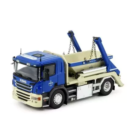 Marketplace : SCANIA P 4x2 porteur multi-benne KIBAG - Tekno - 1:50