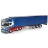 Marketplace : SCANIA R Topline 6x2 avec semi bachée 3 essieux Tautl...