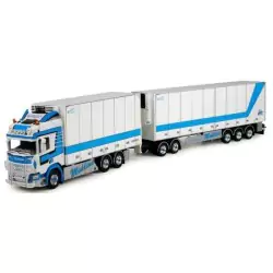 Marketplace : SCANIA R highline Porteur 3 Essieux avec semi frigori...