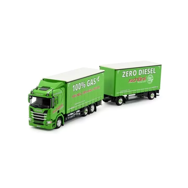 Marketplace : SCANIA R Next génération 6x4 porteur avec remorque bâ...