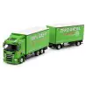 Marketplace : SCANIA R Next génération 6x4 porteur avec remorque bâ...