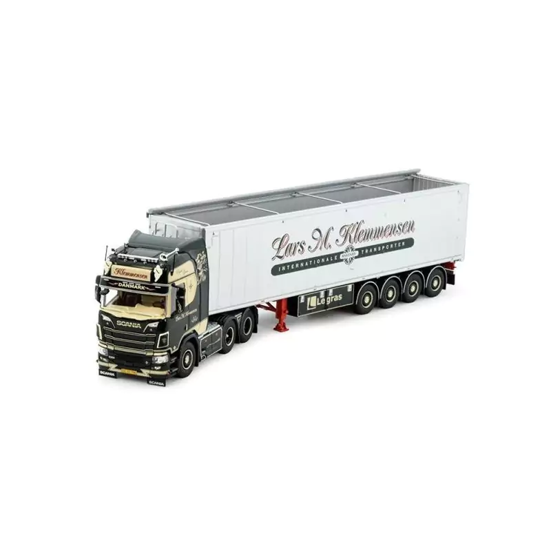 Marketplace : SCANIA R Highline 6x4 avec remorque 4 essieux LARS KL...