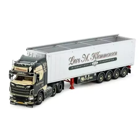 Marketplace : SCANIA R Highline 6x4 avec remorque 4 essieux LARS KL...