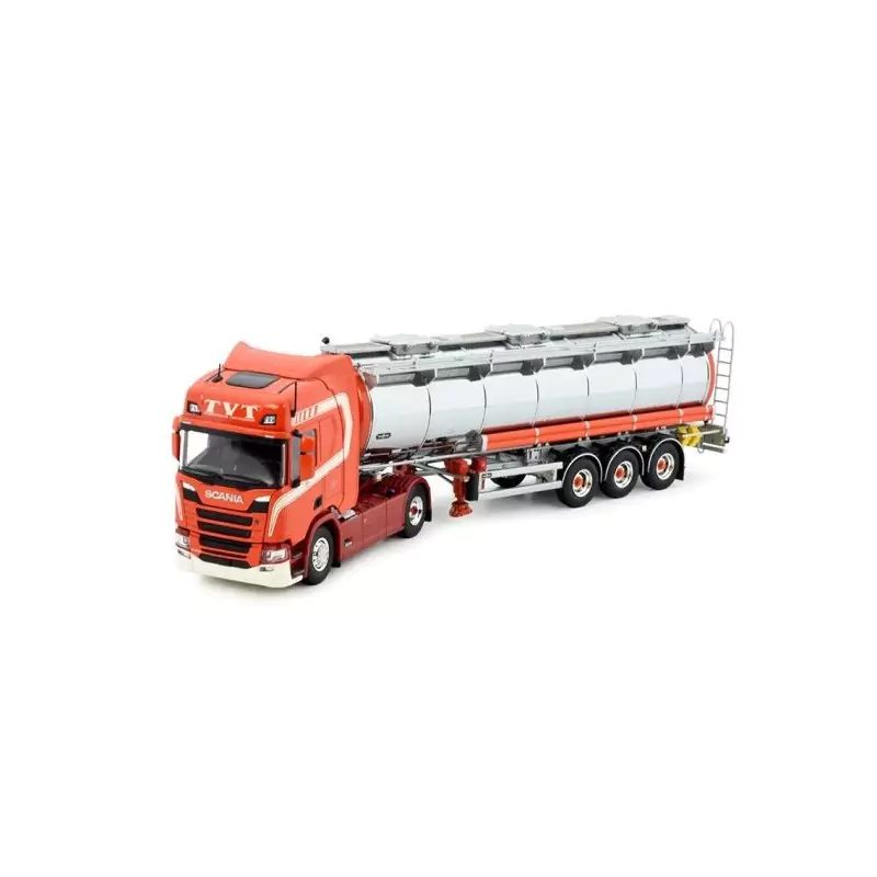 Marketplace : SCANIA R Highline 4x2 avec remorque citerne 3 essieux...