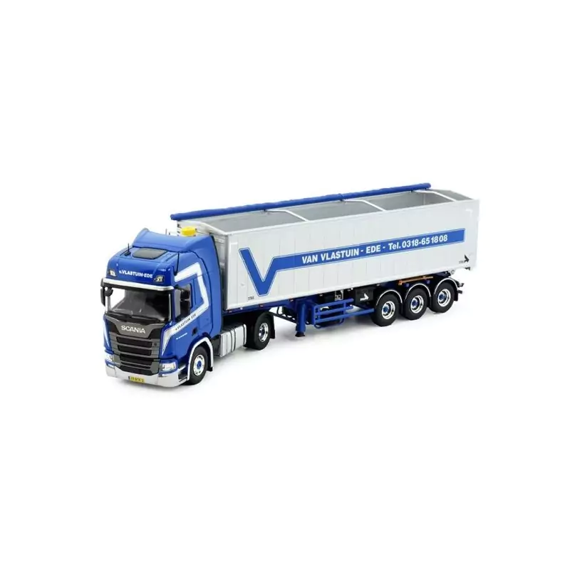 Marketplace : SCANIA R Highline 4x2 avec benne 3 Essieux VAN VLASTU...