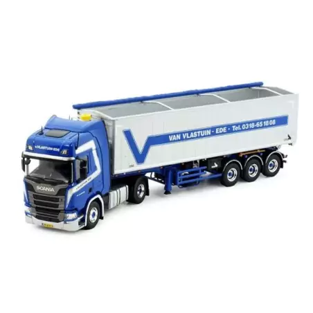Marketplace : SCANIA R Highline 4x2 avec benne 3 Essieux VAN VLASTU...